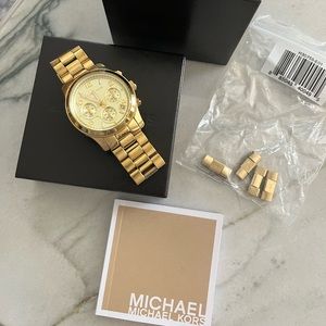 Michael Kors womens gold watch